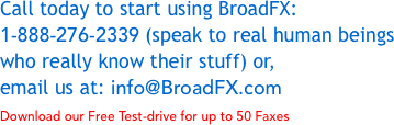 Call today to start using